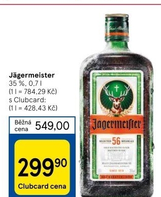Bylinný likér Jägermeister