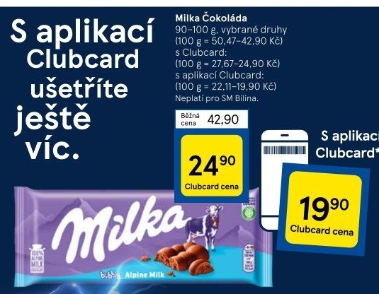 Čokoláda Milka