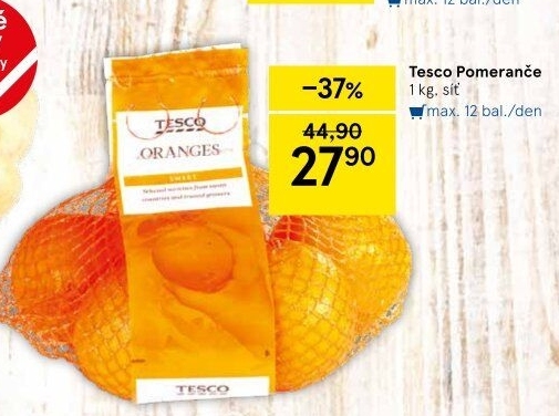 Pomeranče Tesco