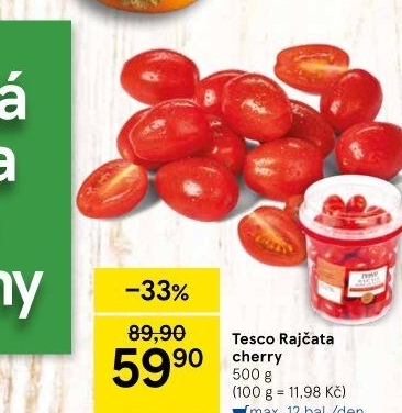 Rajčata cherry Tesco