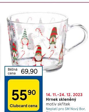 Skleněný hrnek