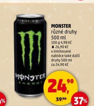 Energetický nápoj Monster Energy
