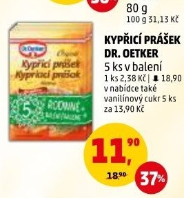 Kypřicí prášek Dr. Oetker