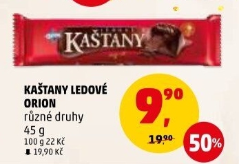 Ledové kaštany Orion