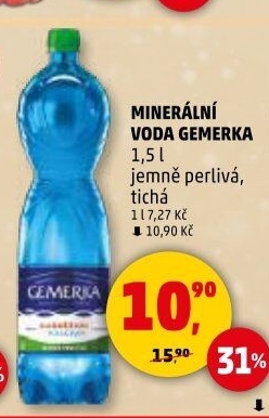 Minerální voda Gemerka