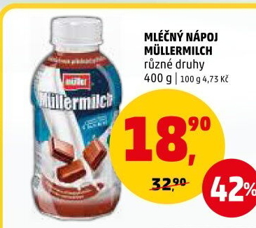 Nápoj mléčný Müllermilch Müller