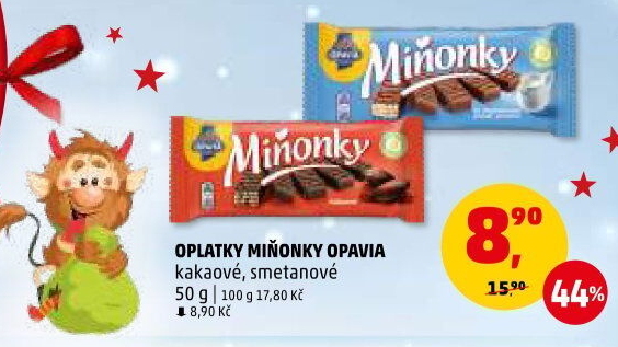 Oplatky Miňonky Opavia