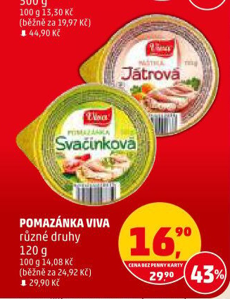 Pomazánky Viva