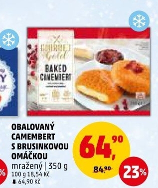 Sýr Camembert smažený mražený Gourmet Gold