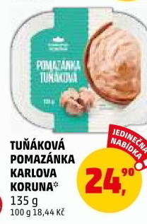 Tuňáková pomazánka Karlova Koruna