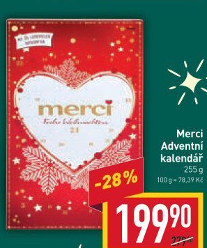 Adventní kalendář Merci