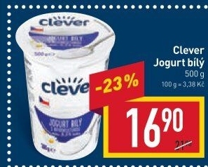 Bilý jogurt Clever