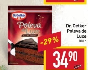 Cukrářská poleva de Luxe Dr. Oetker
