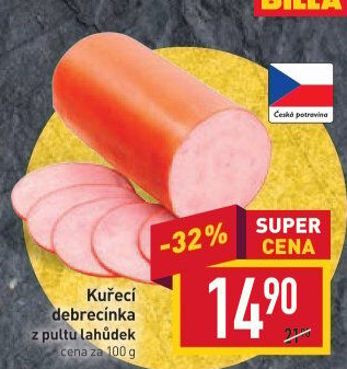 Debrecínka kuřecí Billa