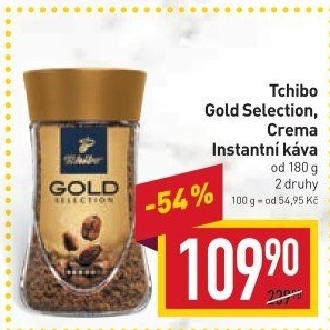 Instantní káva Tchibo Gold Selection