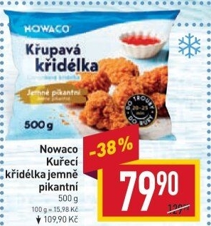 Křupavá křidélka mražená Nowaco