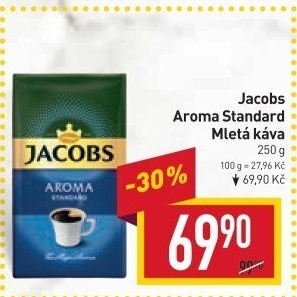 Mletá káva Jacobs Aroma Standard