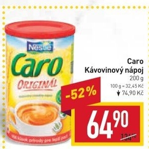 Nápoj instantní obilninový Caro Nestlé