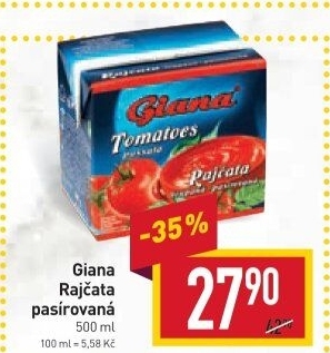 Pasírovaná rajčata Giana