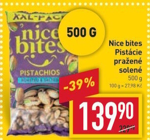 Pistácie pražené Nice Bites