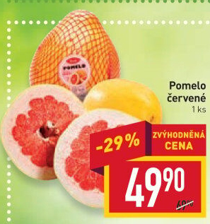 Pomelo červené