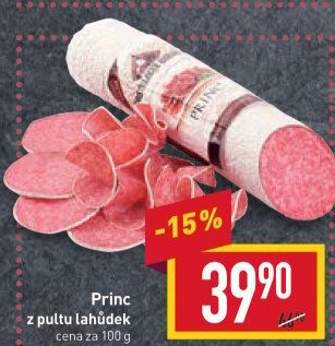 Salám Princ Kostelecké uzeniny
