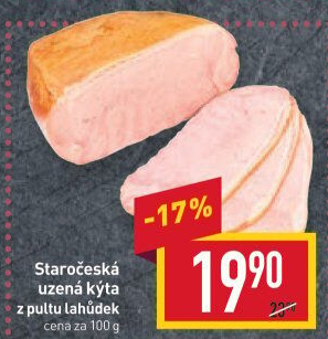 Staročeská kýta uzená