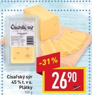 Sýr Císařský 45%