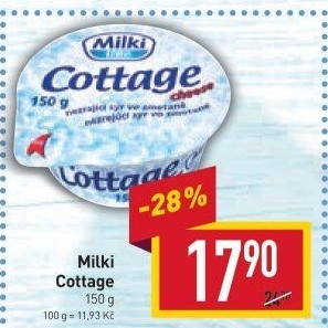 Sýr Cottage Milki line