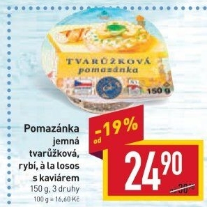 Tvarůžková pomazánka Gurmán klub