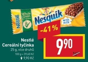 Tyčinka cereální Nestlé