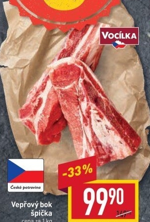 Vepřový bok špička Vocílka