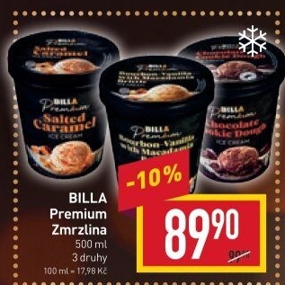 Zmrzlina v kelímku Premium Billa