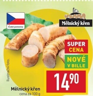 Křen čerstvý Mělnický