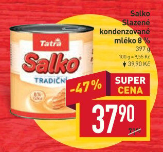 Mléko kondenzované Salko Tatra