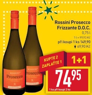 Prosecco DOC Frizzante Rossini