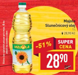 Slunečnicový olej Majola