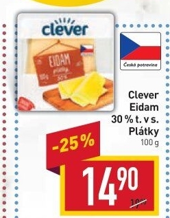 Sýr Eidam 30% Clever