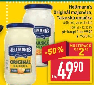Tatarská omáčka Hellmann'