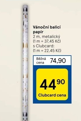 Balicí papír vánoční
