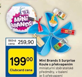 Koule s překvapením Mini Brands Toy 5 Surprise Zuru