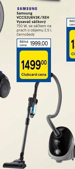 Sáčkový vysavač Samsung VCC52U6V3K/XEH