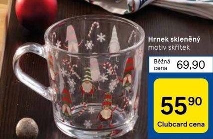 Skleněný hrnek