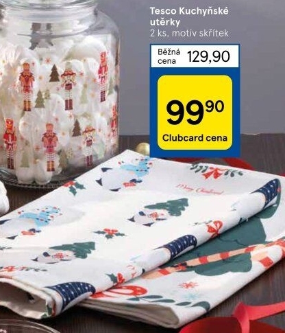 Utěrky látkové Tesco