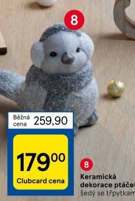 Vánoční keramické dekorace