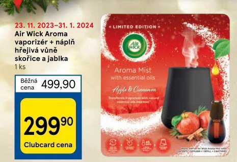 Vaporizér Aroma mist Air Wick