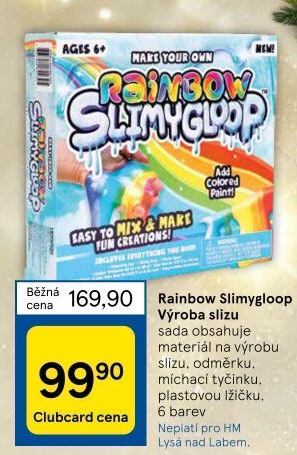 Výroba slizu Rainbow Slimygloop