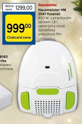 Vysavač sáčkový Hausmeister HM2041