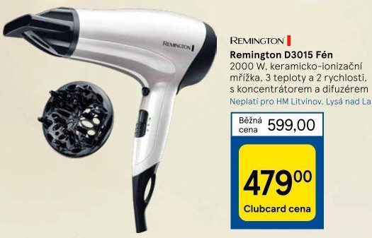 Vysoušeč vlasů Remington D3015