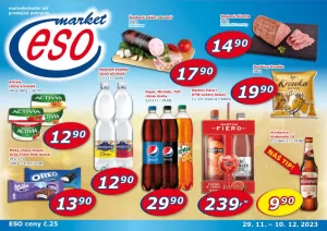 akční leták ESO MARKET 29.11.2023-10.12.2023